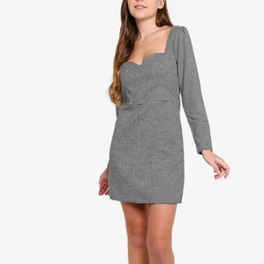 Abercrombie & Fitch Gingham Sweetheart Dress
